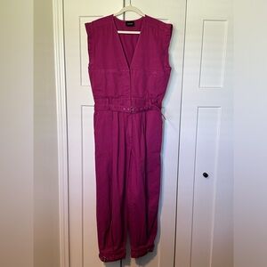 RACHEL COMEY Sahara Jumpsuit in Raspberry Size 12 USA
MADE
